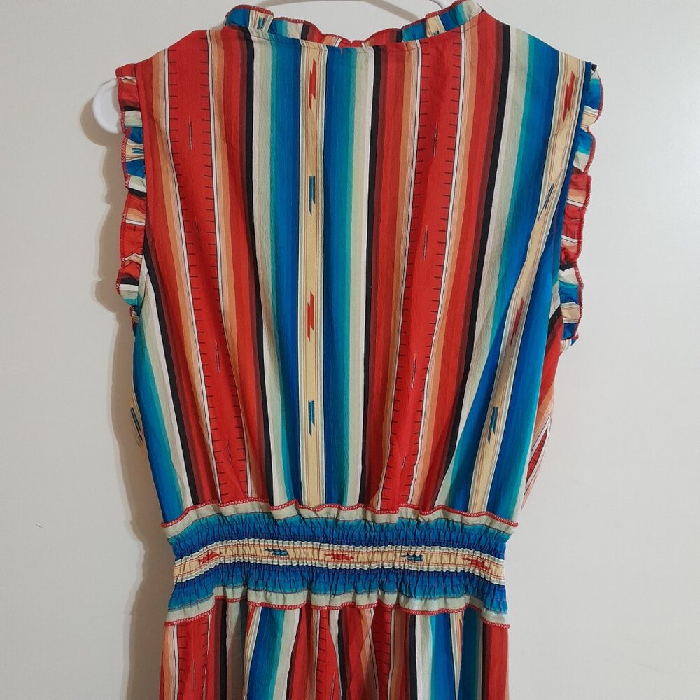 NWT FASHION EXPRESS Women's Jumpsuit Cavenders Western Wear Size L - Picture 8 of 10